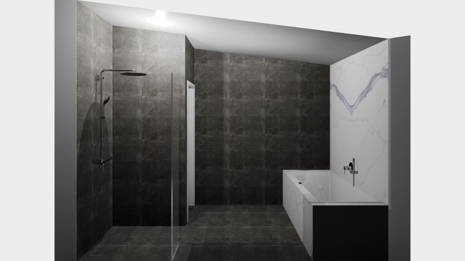 Luxe badkamer interieur